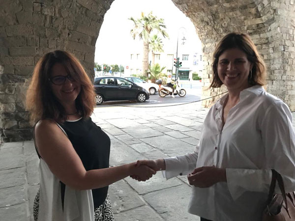 Chiara-Vitale-and-Isabel-Izquierdo-Barba-at-Giotto-1st-Technical-Meeting